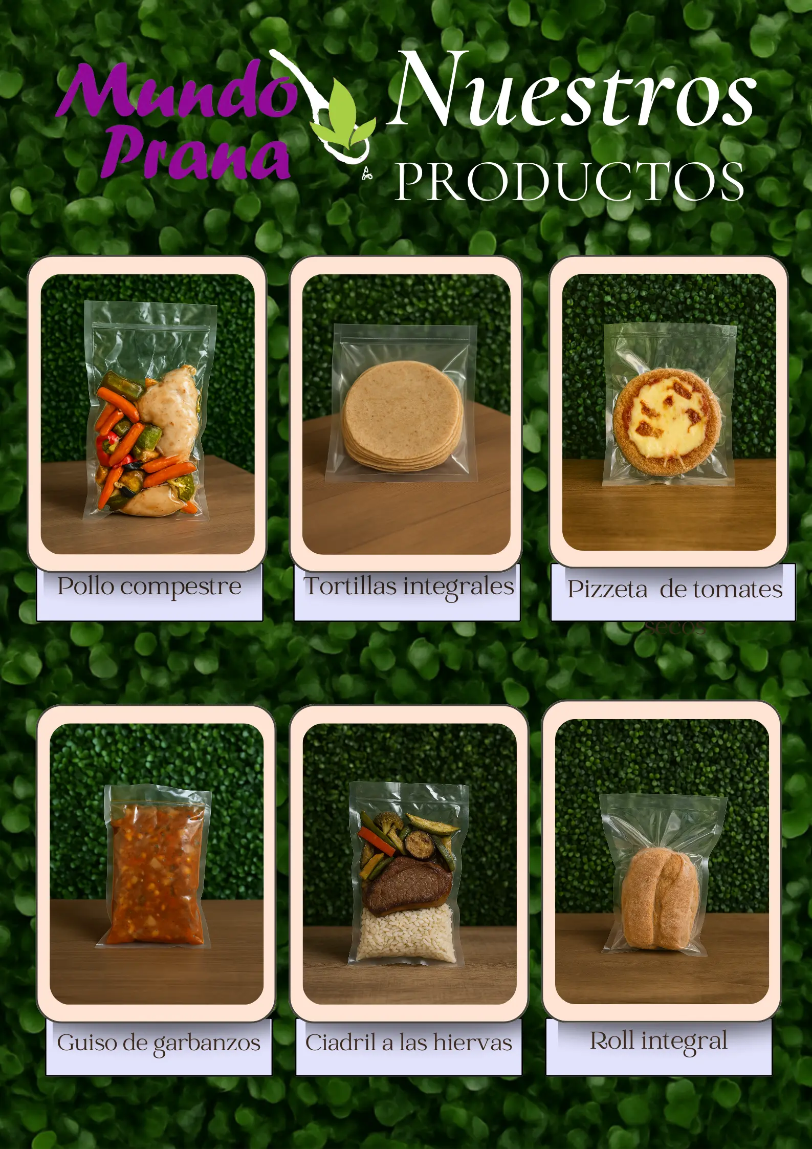 Carta congelados Mundo Prana