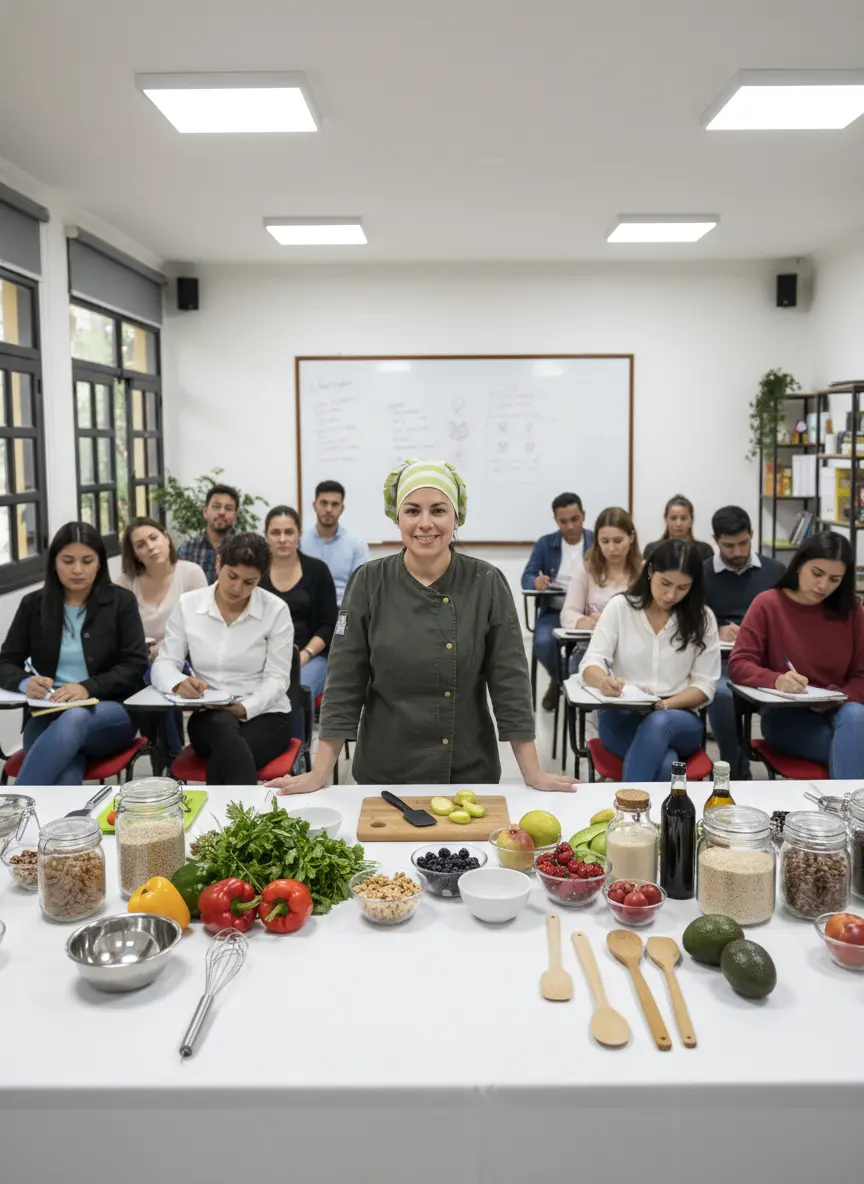 Capacitaciones en cocina saludable