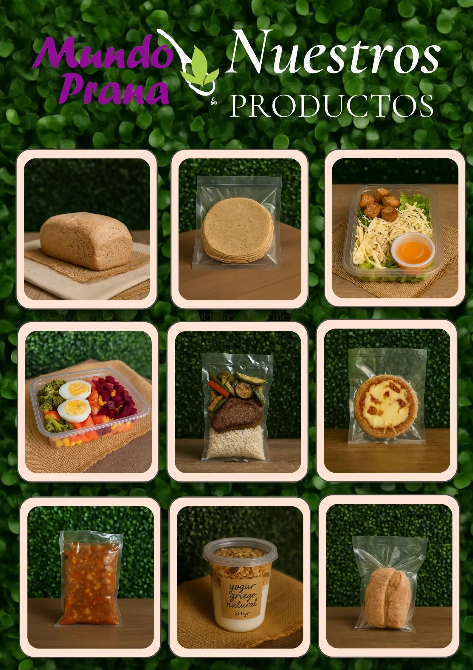 Viandas semanales organizadas